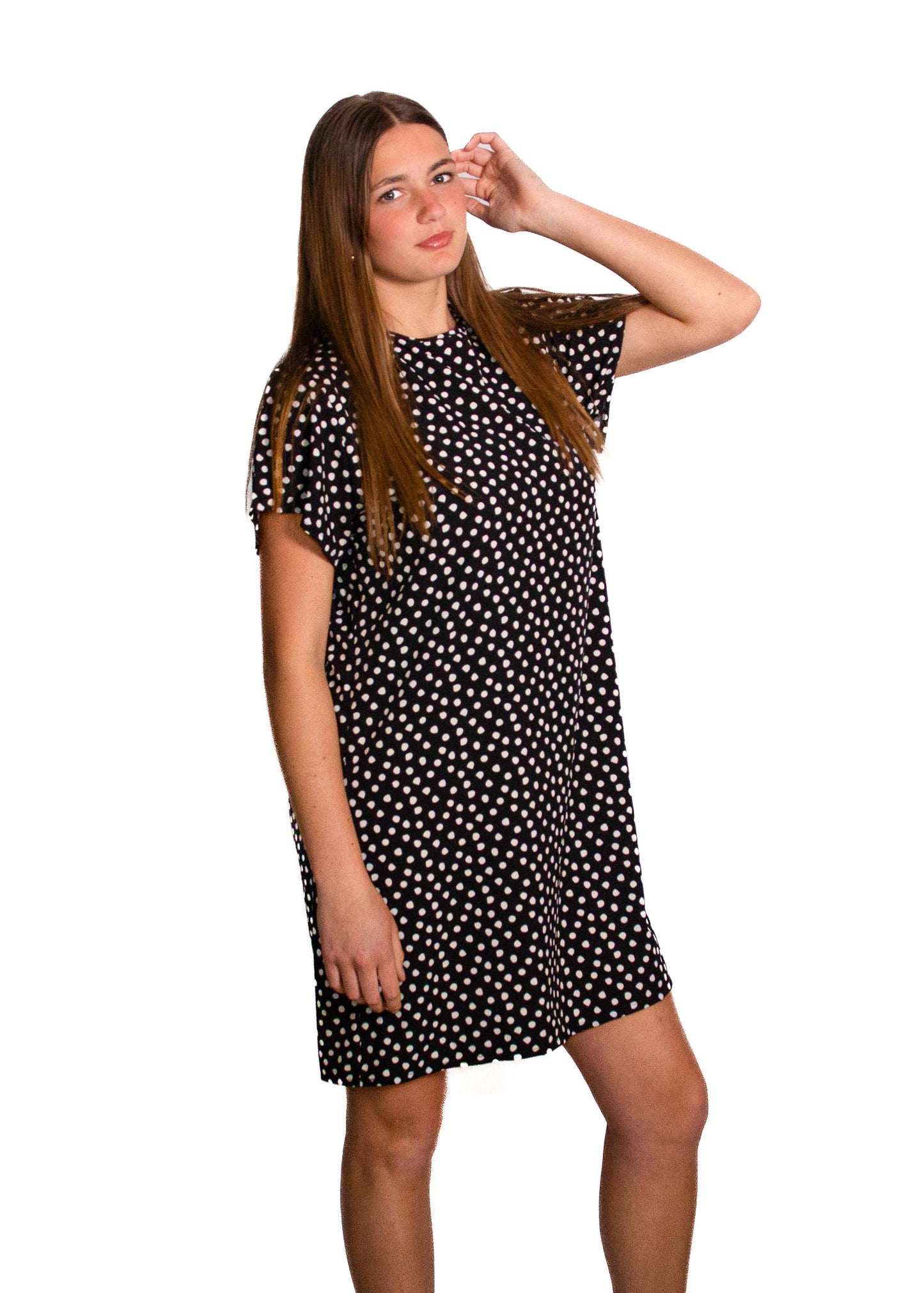 Andrea Polka Dot Dress