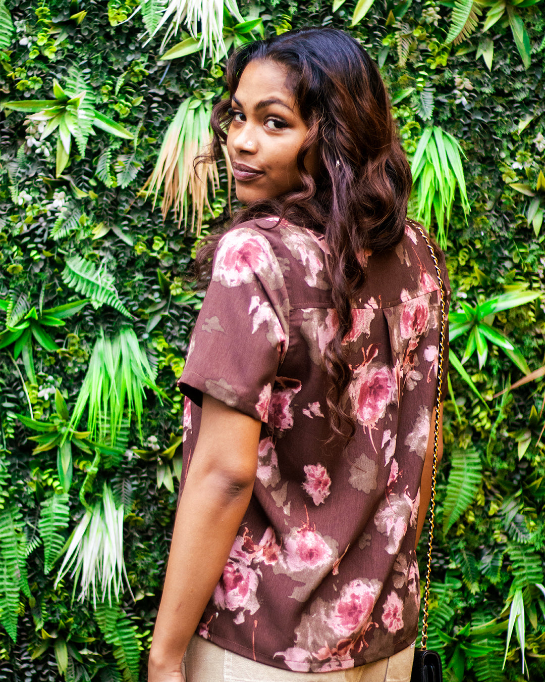 Auburn Floral Short Sleeve Shirt