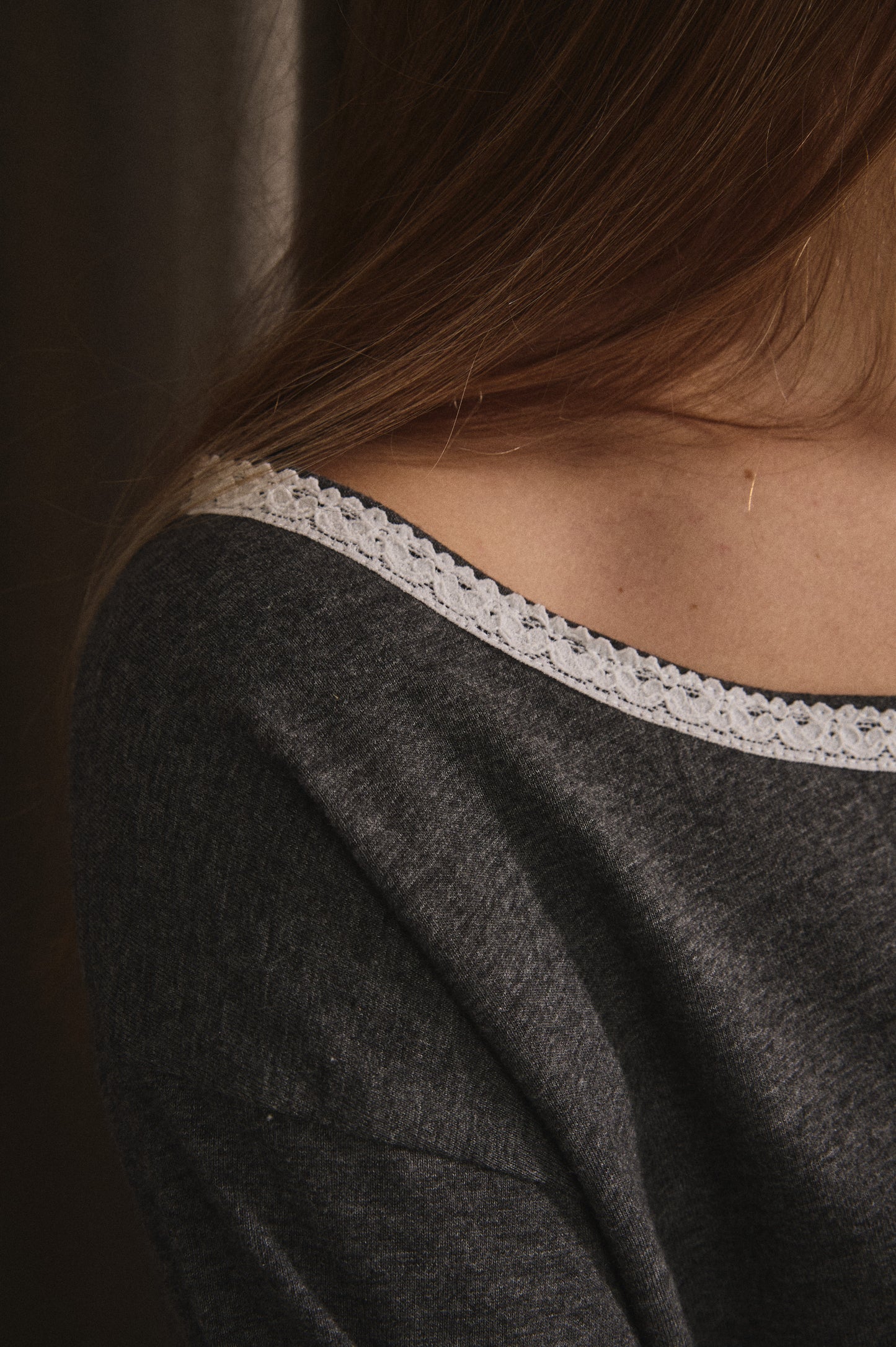 Grey Cotton Knit Kelly Pyjamas